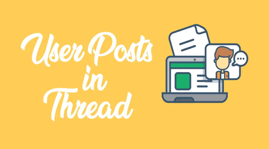 [XTR] User Posts in Thread
