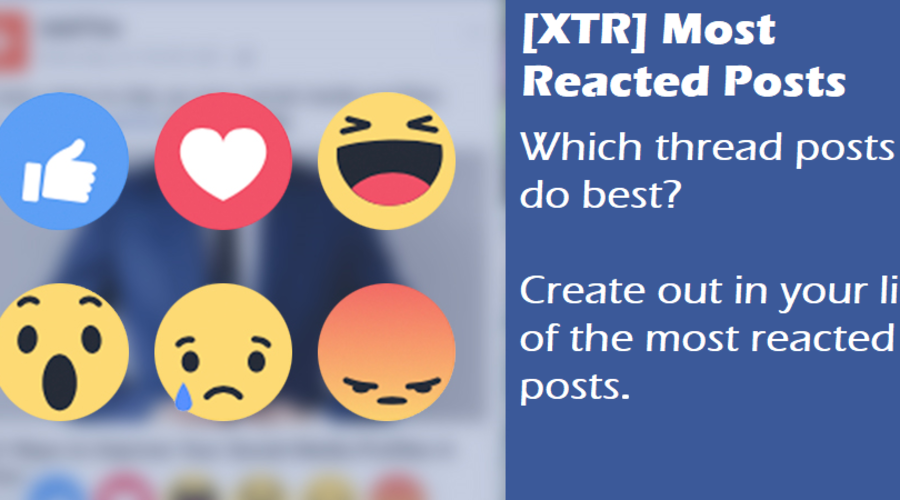 [XTR] Most Reacted Posts